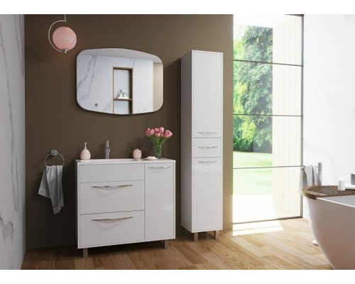 Тумба с раковиной Эстет Barcelona 90 L ФР-00003597 Белая