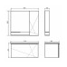 Тумба с раковиной Comforty Мерано 90 00-00010665 подвесная Белая матовая