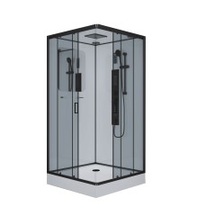 Душевая кабина Niagara Premium NG-6902-01GQ BLACK 100x100