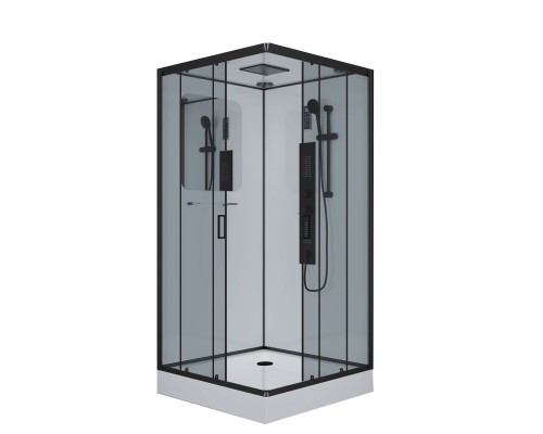 Душевая кабина Niagara Premium NG-6902-01GQ BLACK 100x100