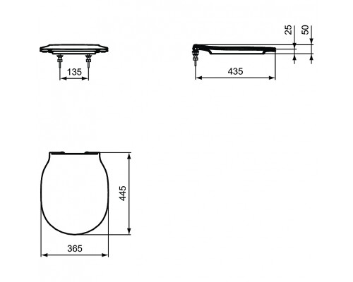 Комплект унитаза с инсталляцией Ideal Standard Connect Air E212101 с сиденьем Микролифт