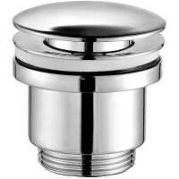 Донный клапан Lemark click-clack Хром