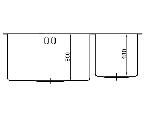 Кухонная мойка Seaman Eco Marino SME-575DR.A Нержавеющая сталь