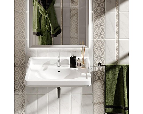 Раковина Kerama Marazzi POMPEI подвесная 80, белая глянцевая Раковина Kerama Marazzi POMPEI подвесная 80, белая глянцевая
