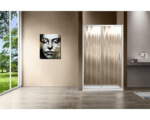 Душевая дверь Vincea Garda 145 VDS-1G145CH профиль Хром стекло шиншилла