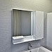 Зеркало со шкафом Comforty Мерано 90 R 00-00010664 Белое матовое