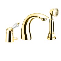 Смеситель на борт ванны Fiore Imperial Sky Swarovski® золото