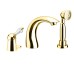 Смеситель на борт ванны Fiore Imperial Sky Swarovski® золото