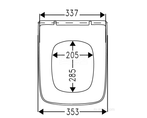Крышка-сиденье Roca Gap 801472001 с микролифтом
