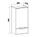 Шкаф навесной Runo Парма 40 00-00001049 правый