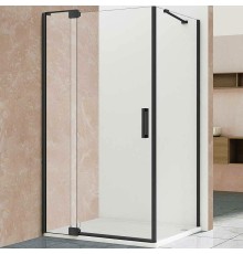 Душевой уголок Vincea Extra 100х90 VSR-1E901090CLB профиль Черный стекло прозрачное