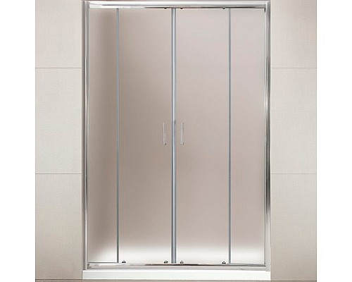 Душевая дверь BelBagno Uno 180 UNO-195-BF-2-180-P-Cr профиль Хром стекло рифленое