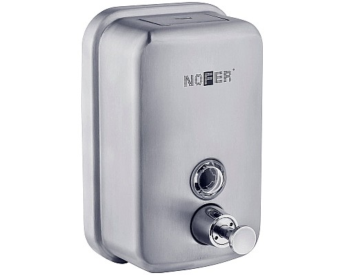 Диспенсер для жидкого мыла Nofer Inox 03001.06.S Матовая нержавеющая сталь