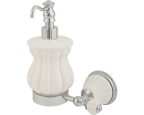 Дозатор для жидкого мыла Migliore Olivia 17484 Хром Белый