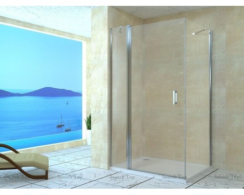 Душевая стенка RGW Z-14 80 06221408-11 профиль Хром стекло прозрачное
