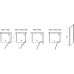 Душевая стенка Ravak Nexty NPS-90 профиль Белый стекло Transparent