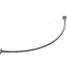 Карниз для ванны Aquatek Калипсо 146x146 KARN-0000012 дуга Хром