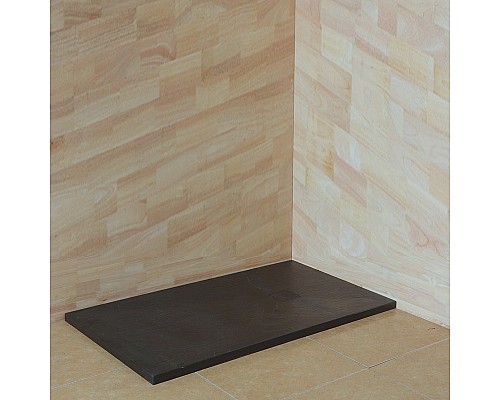 Душевой поддон из искусственного камня RGW STT ST-0108G 80x100x2,5 Графит