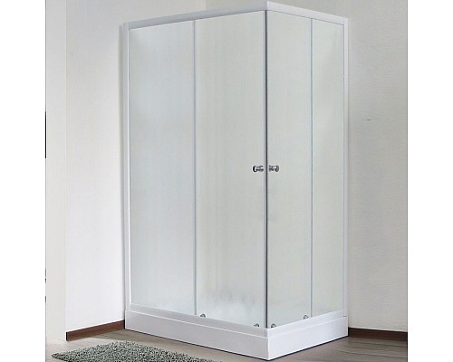 Душевой уголок Royal Bath HPD 120х80 RB 8120 HPD-C профиль Белый стекло матовое