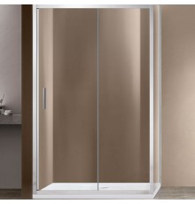 Душевой уголок Vincea Garda 110х100 профиль Хром стекло прозрачное