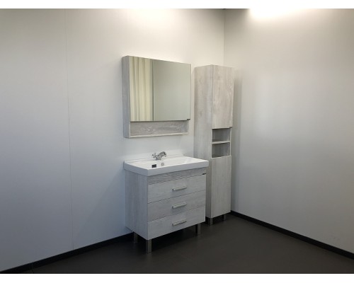 Тумба с раковиной Comforty Никосия 80Н 00004142204 Дуб белый