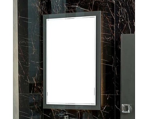 Зеркало Dolce Глянцевый Графит 105x70см