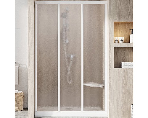 Душевая дверь Ravak Supernova ASDP3-130 00VJ01R2ZG профиль Белый стекло Grape