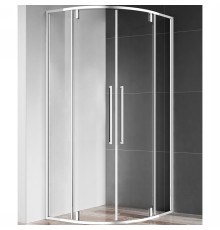 Душевой уголок AQUAme 90x90 профиль Хром стекло прозрачное