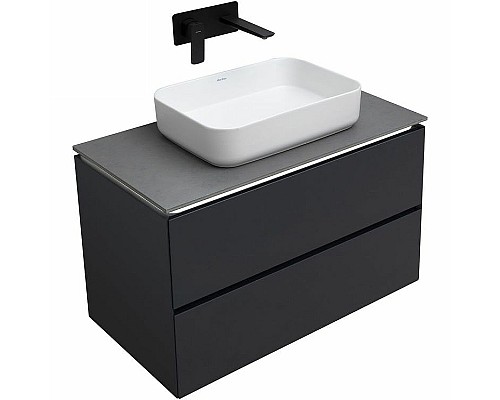 Тумба под раковину Allen Brau Infinity 85 1.21001.AM подвесная Антрацит матовый