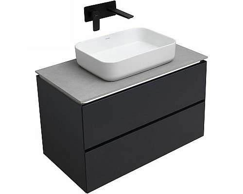 Тумба под раковину Allen Brau Infinity 85 1.21001.AM подвесная Антрацит матовый