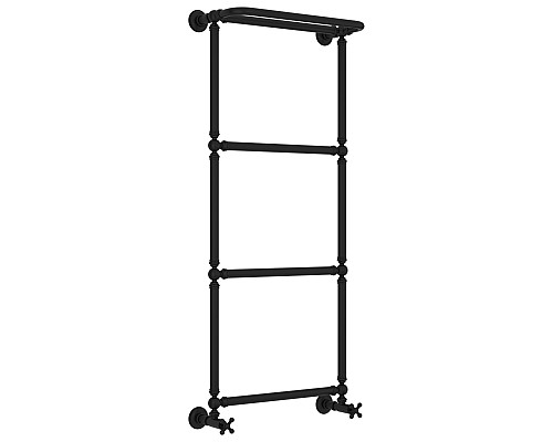 Полотенцесушитель водяной 1260х500 черный матовый Сунержа Ренессанс 1386 31-0281-1250