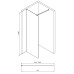 Душевая перегородка ABBER Immer Offen AG61100B