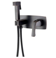 Гигиенический душ со смесителем Lemark Nubira LM6219ORB Черная бронза
