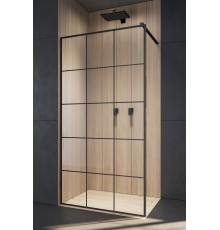 Душевое ограждение Modo X II Black 50 Factory 500x2000 Black factory 10 mm