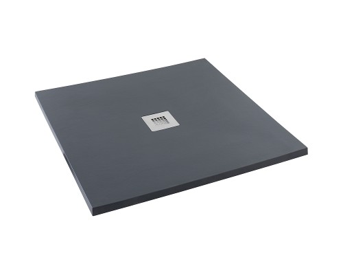 Душевой поддон из искусственного камня Aquanet Pleasure 100x100 Черный
