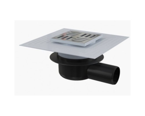 Душевой трап AlcaPlast APV26C выпуск боковой, гидрозатвор