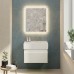Тумба под раковину Kerama Marazzi LOGICA подвесная 2 ящика 70 см, белоснежный