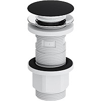 Донный клапан Damixa Option 210600300 click-clack Черный матовый