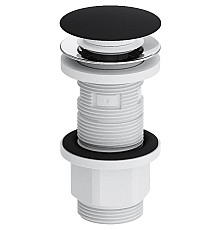 Донный клапан Damixa Option 210600300 click-clack Черный матовый