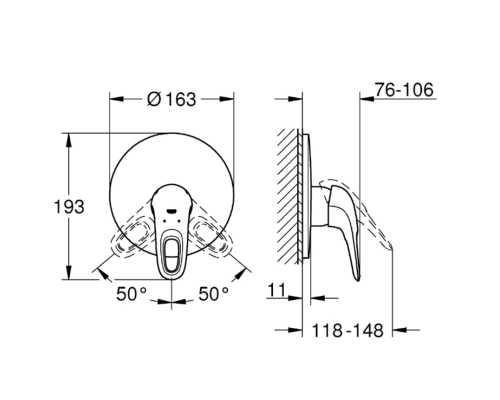 Смеситель Grohe для душа