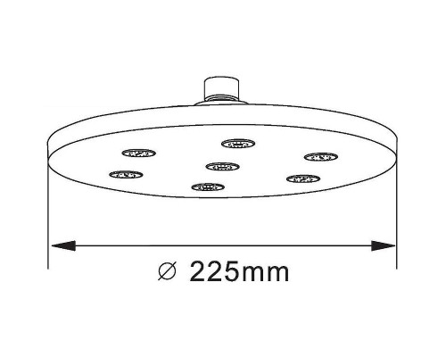 Верхний душ Orange S11TS Хром