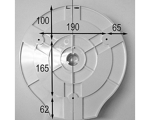 Диспенсер туалетной бумаги Nofer 05005.W Белый