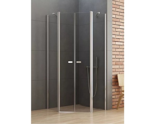 Душевое ограждение NEW TRENDY NEW SOLEO 80x80x195 (хром)