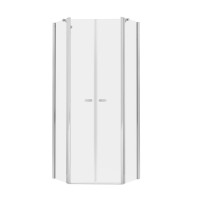 Душевое ограждение NEW TRENDY NEW SOLEO 80x80x195 (хром)