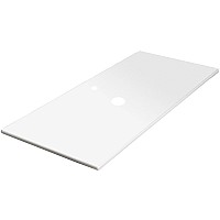 Столешница прямая белая 120 Armadi Art Vallessi