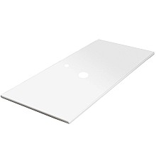 Столешница прямая белая 120 Armadi Art Vallessi