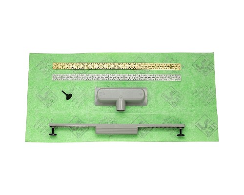 Душевой лоток Migliore 700х40 24898 с решеткой Золото