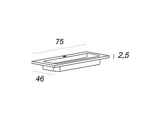 Керамическая раковина Cezares 50201