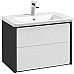 Тумба под раковину Roca Ronda 60 ZRU9302963 подвесная Белый глянец Антрацит