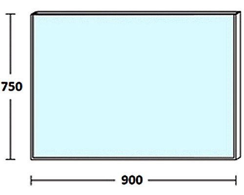 Зеркало De Aqua Сильвер 90 261673 Черное матовое